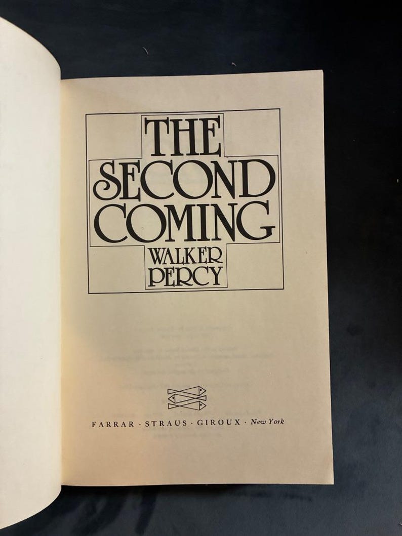 A Segunda Vinda, de Walker Percy, 1980, Primeira Edição, Primeira Impressão, Ótimo/Muito Bom imagem 6