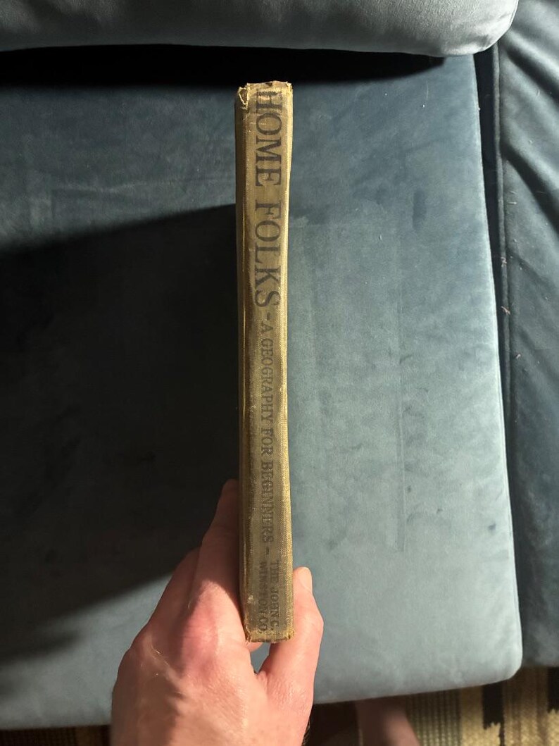 Home Folks: A Geography for Beginners by J. Russell Smith 1927 First Edition Good Hardcover image 8