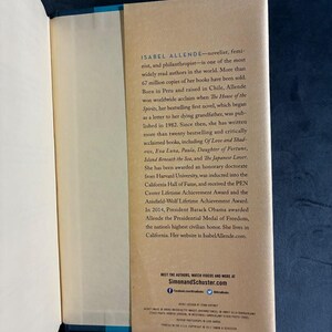 In the Midst of Winter by Isabel Allende Signed First Edition First Printing Fine/Very Good Hardcover image 6