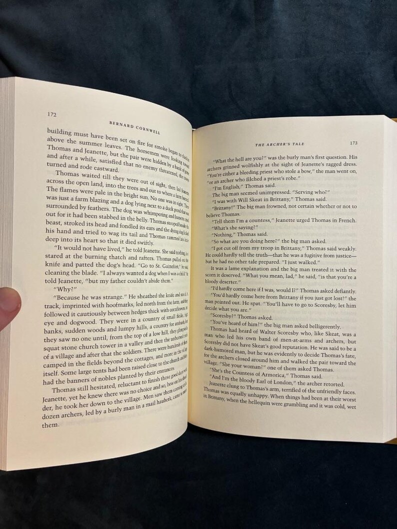El cuento del arquero de Bernard Cornwell, 2001, primera edición, primera impresión, excelente/casi excelente. imagen 4