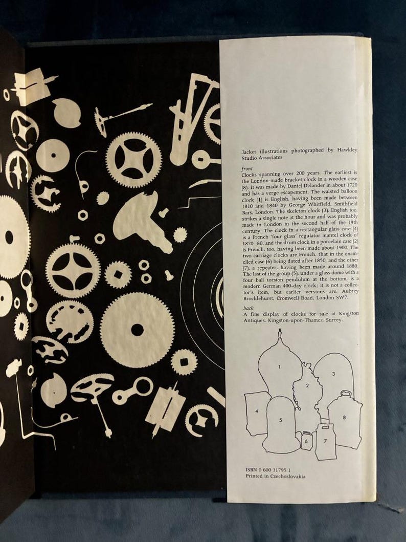 Relojes antiguos y coleccionismo de relojes por Eric Bruton, 1974. Primera edición, primera impresión. Muy buen estado. imagen 4