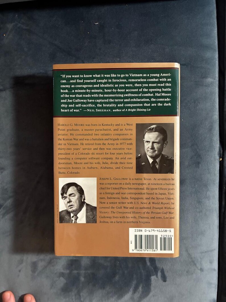 We Were Soldiers Once...and Young by Lt. Gen. Harold G. Moore (Ret.) and Joseph L. Galloway 1992 First Edition First Printing Fine/Near Fine image 7