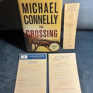 Michael Connelly, De Oversteek, Gesigneerde eerste editie, hardcover (in bijna perfecte staat) afbeelding 1
