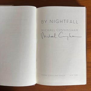 Michael Cunningham By Nightfall Signed First Edition Hardcover Book image 2