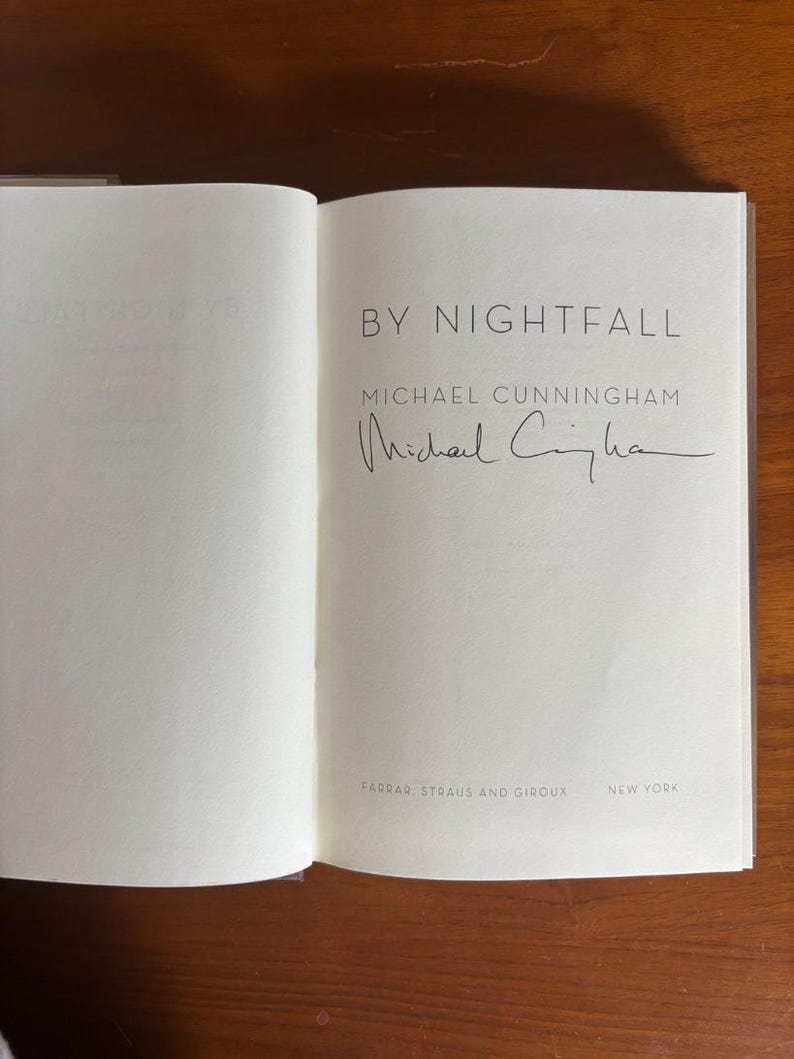 Michael Cunningham By Nightfall Signed First Edition Hardcover Book image 2
