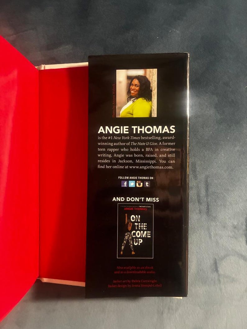 The Hate U Give (Collector's Edition) by Angie Thomas Collector's Edition Edition Third Printing Near Fine/Very Good Hardcover image 3