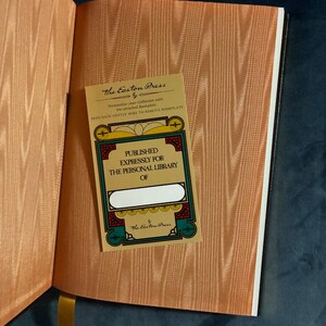 Von Mäusen und Menschen von John Steinbeck, Easton Press Edition, sehr guter Zustand, Hardcover, 1977 Bild 3