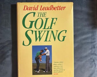 Der Golfschwung von David Leadbetter, 1990, Erste Auflage, Zweiter Druck, Nahezu neuwertig/VG+, Hardcover