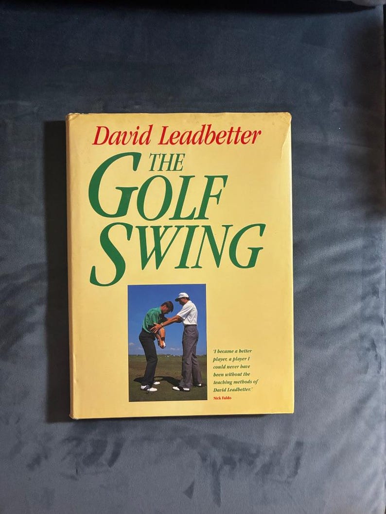 The Golf Swing by David Leadbetter 1990 First Edition Second Printing Near Fine/VG+ Hardcover image 1