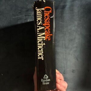 Chesapeake di James Michener Prima edizione Prima stampa Quasi perfetto/Ottimo Copertina rigida immagine 6