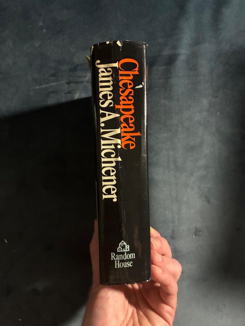 Chesapeake di James Michener Prima edizione Prima stampa Quasi perfetto/Ottimo Copertina rigida immagine 6