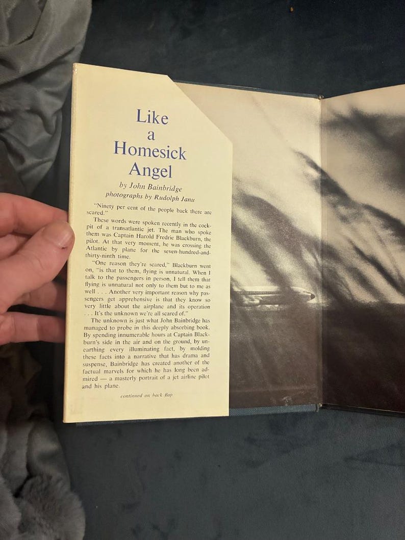 Like a Homesick Angel by John Bainbridge 1964 First Edition First Printing Very Good/Good Hardcover image 2