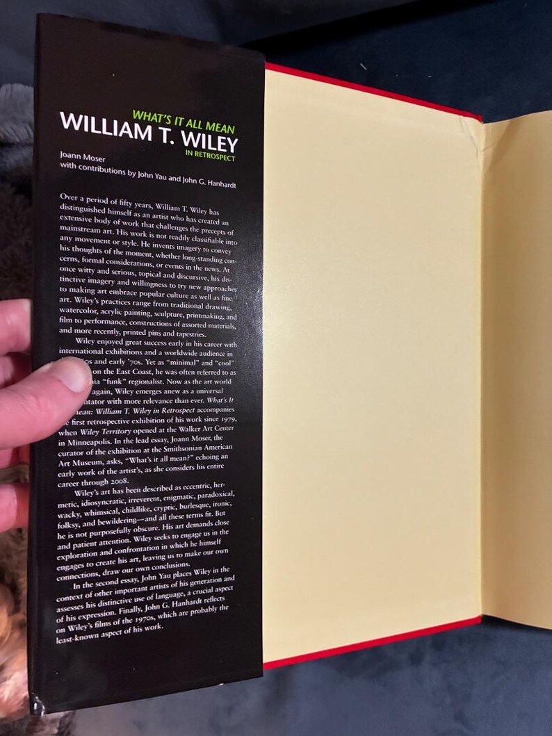 ¿Qué significa todo esto?: William T. Wiley en retrospectiva, por Joann Moser, John Yau y John G. Hanhardt, 2009. Primera edición, primera impresión. imagen 8