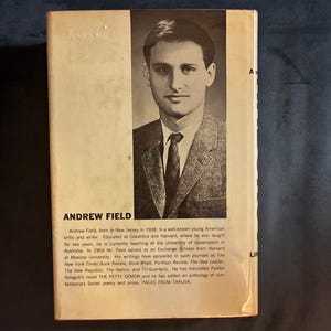 Nabokov: His Life in Art by Andrew Field First Edition First Printing Near Fine/Very Good Hardcover image 2