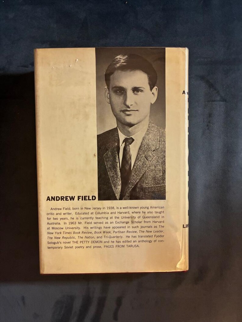 Nabokov: His Life in Art by Andrew Field First Edition First Printing Near Fine/Very Good Hardcover image 2