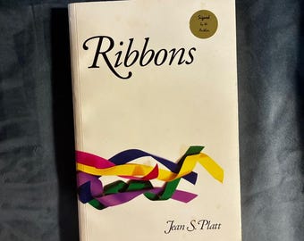 Ribbons, de Jean S. Platt, assinado, 1992, primeira edição, primeira impressão, brochura em muito bom estado.