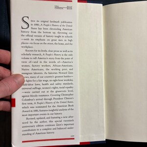 Historia del pueblo de los Estados Unidos, 1492-presente, de Howard Zinn. Edición HarperCollins. Excelente/Casi excelente. imagen 3