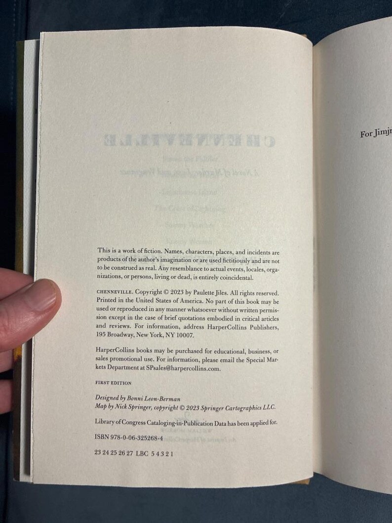 Chenneville by Paulette Jiles Signed First Edition Hardcover (Fine/Fine) image 2