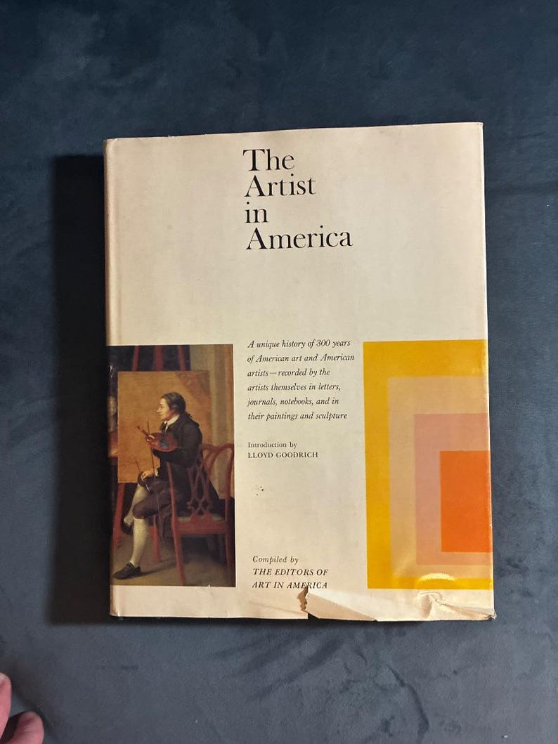 Der Künstler in Amerika, herausgegeben von den Redakteuren von Art in America, 1967, Erstausgabe, erster Druck, Zustand: Gut bis Sehr gut Bild 1