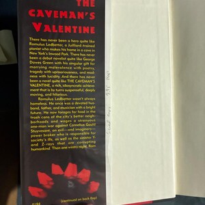 ジョージ・ドーズ・グリーン著『原始人のバレンタイン』サイン入り 1994年初版初刷 美品/美品 画像 2
