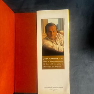 Die Jury von John Grisham, Erstausgabe, erster Druck, nahezu neuwertig (gebunden). Bild 3
