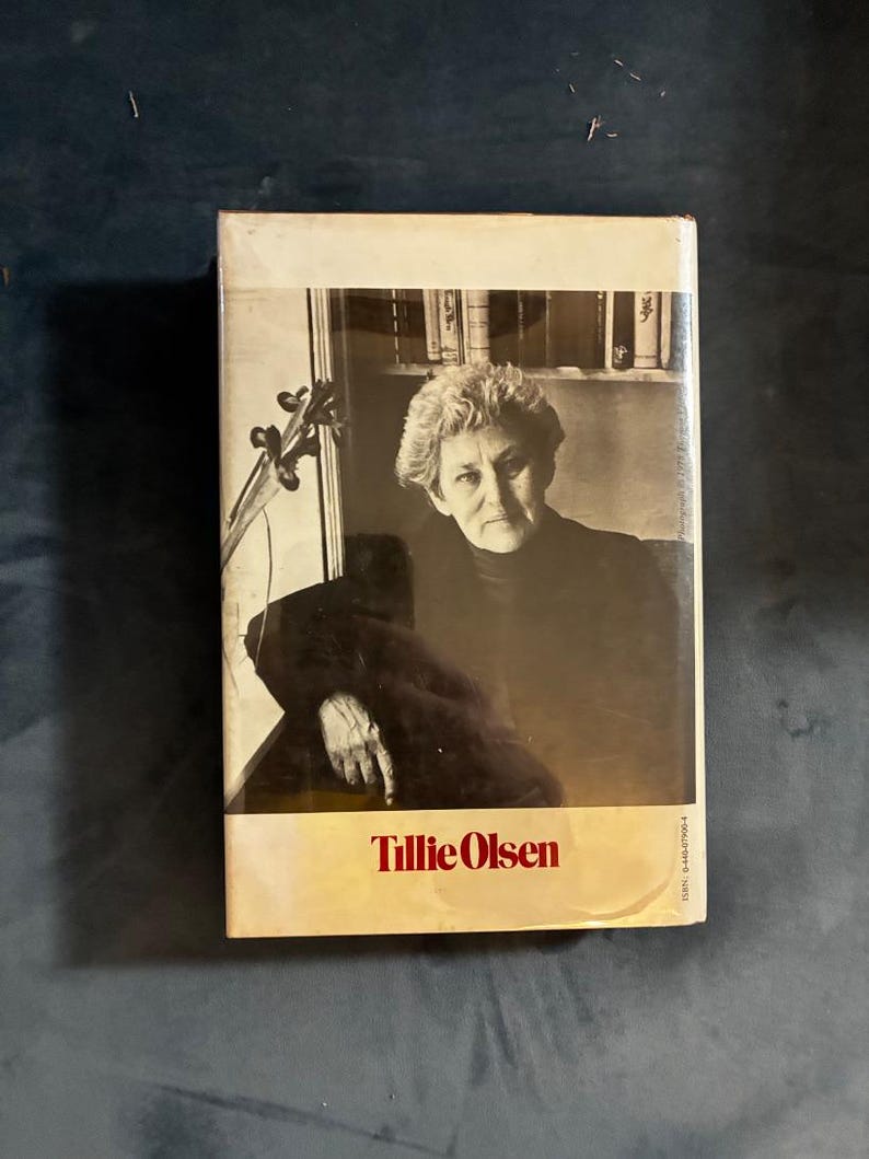Silences di Tillie Olsen, 1978, Prima edizione, Prima stampa, Quasi perfetto/Ottimo, Copertina rigida immagine 5