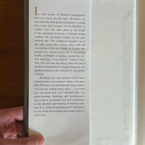 Signierte Erstausgabe (gebunden): Specimen Days von Michael Cunningham (Sehr gut/Nahezu neuwertig) Bild 5