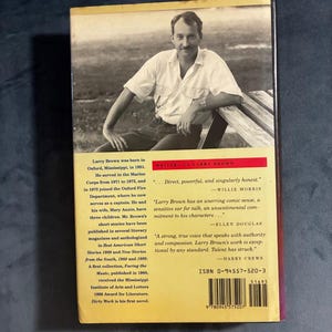 Dirty Work de Larry Brown, 1989, première édition, premier tirage, état proche du neuf. image 5