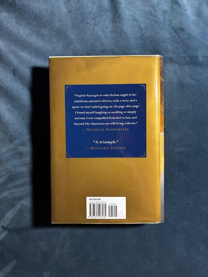 Passageiros Ingleses, de Matthew Kneale, 2000, Primeira Edição, Primeira Impressão, Capa Dura, Excelente/Quase Excelente imagem 6