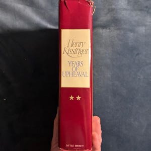 Years of Upheaval by Henry A. Kissinger 1982 Little, Brown Edition Near Fine/Very Good image 7