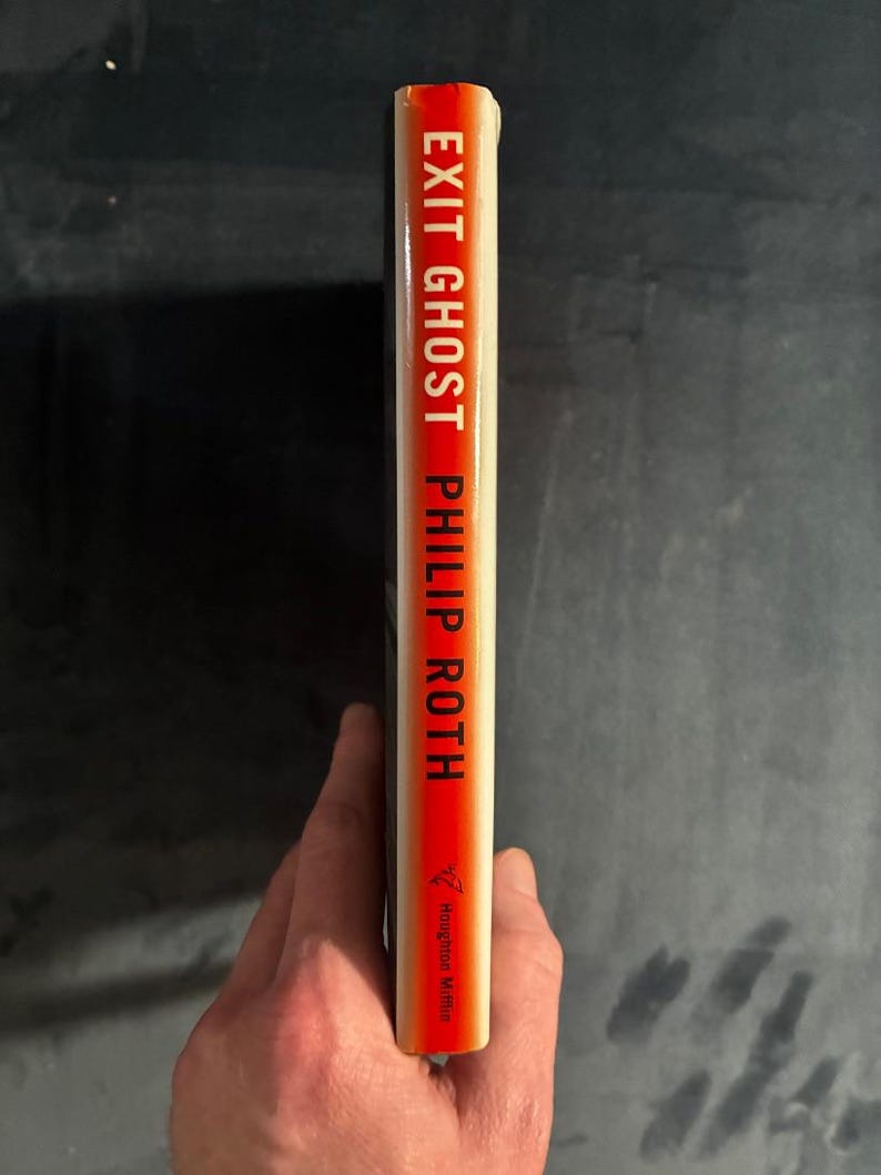 Exit Ghost by Philip Roth 2007 First Edition First Printing Fine/Near Fine image 2