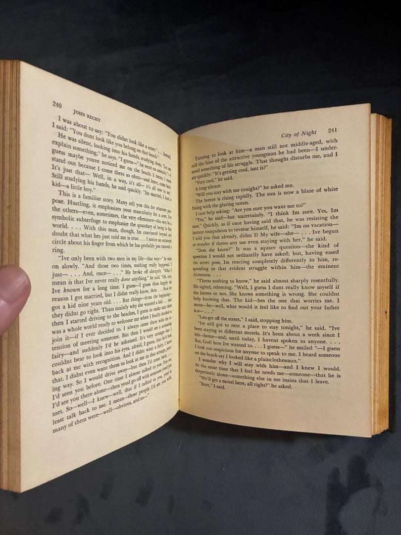 City of Night by John Rechy First Edition Third Printing Very Good image 5