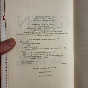 The Religion by Tim Willocks 2007 First Edition First Printing Very Good/Near Fine image 3