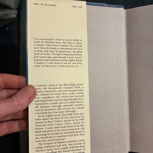 Änglarnas tungor av Reynolds Price Signerad 1990 Första upplagan Första trycket Nära fin HCDJ bild 2