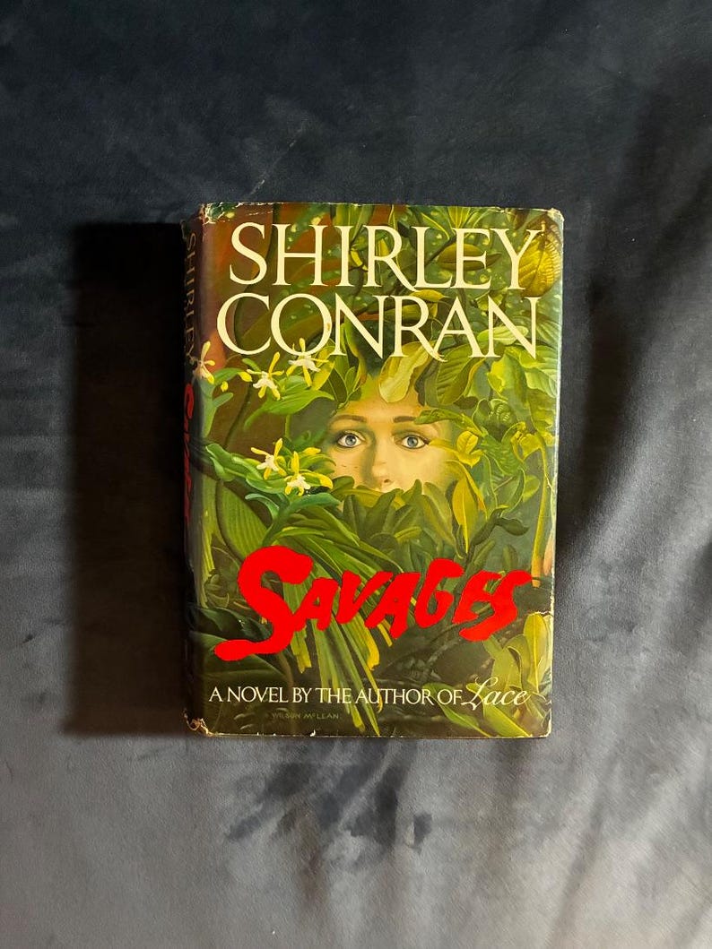 Savages by Shirley Conran 1987 Simon and Schuster Edition Very Good/Very Good image 1