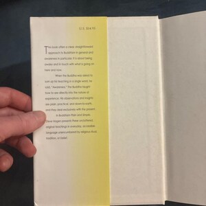Le bouddhisme simple et clair par Steve Hagen, première édition, troisième tirage, état quasi neuf image 3