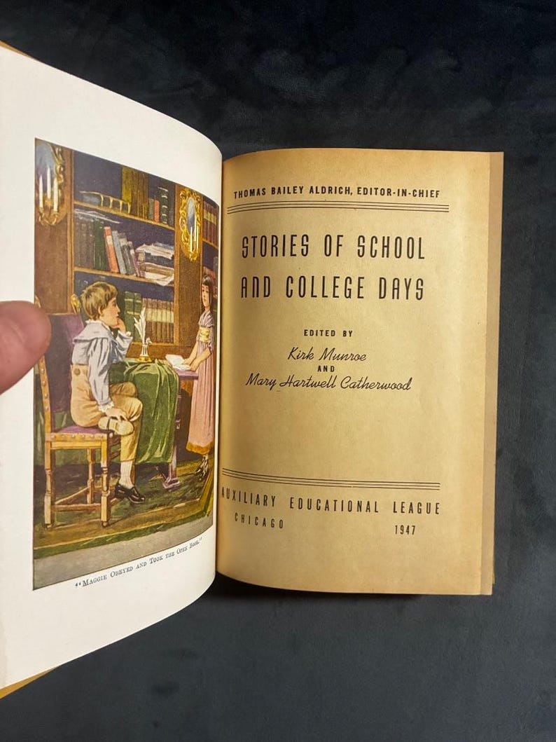 Young Folks Library 1047 Set of 3 Vintage Children's Lit Books image 7