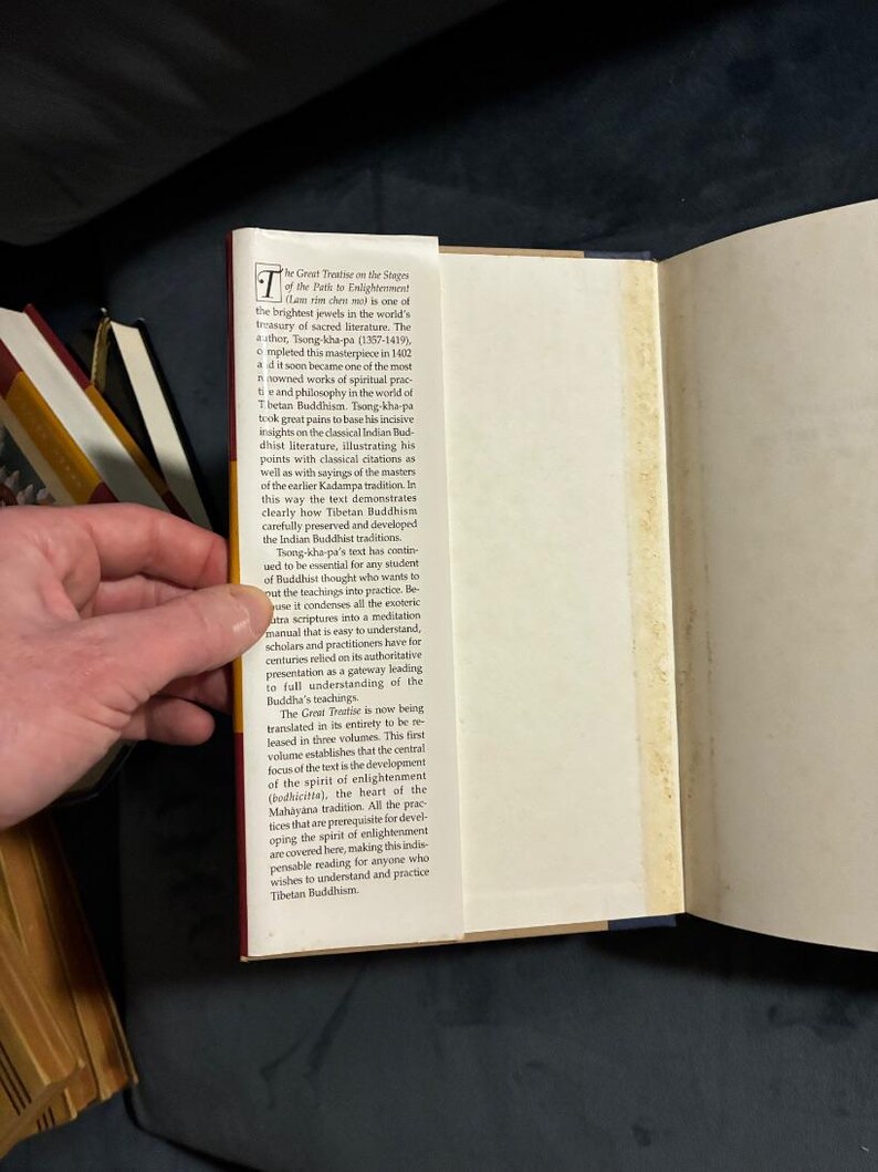 Lamrim Chenmo Volume One, Tsong-kha-pa, Tibetan Buddhist Text (First Edition) image 3