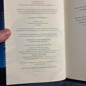 Verwarring door Richard Powers Eerste editie Eerste druk In uitstekende/bijna uitstekende staat Hardcover afbeelding 4