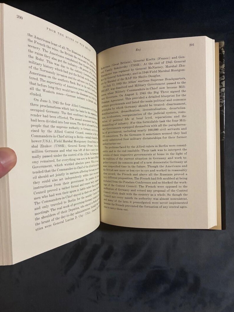 From the Ruins of the Reich: Germany 1945-1949 by Douglas Botting 1985 First Edition First Printing Fine/Near Fine Hardcover image 8