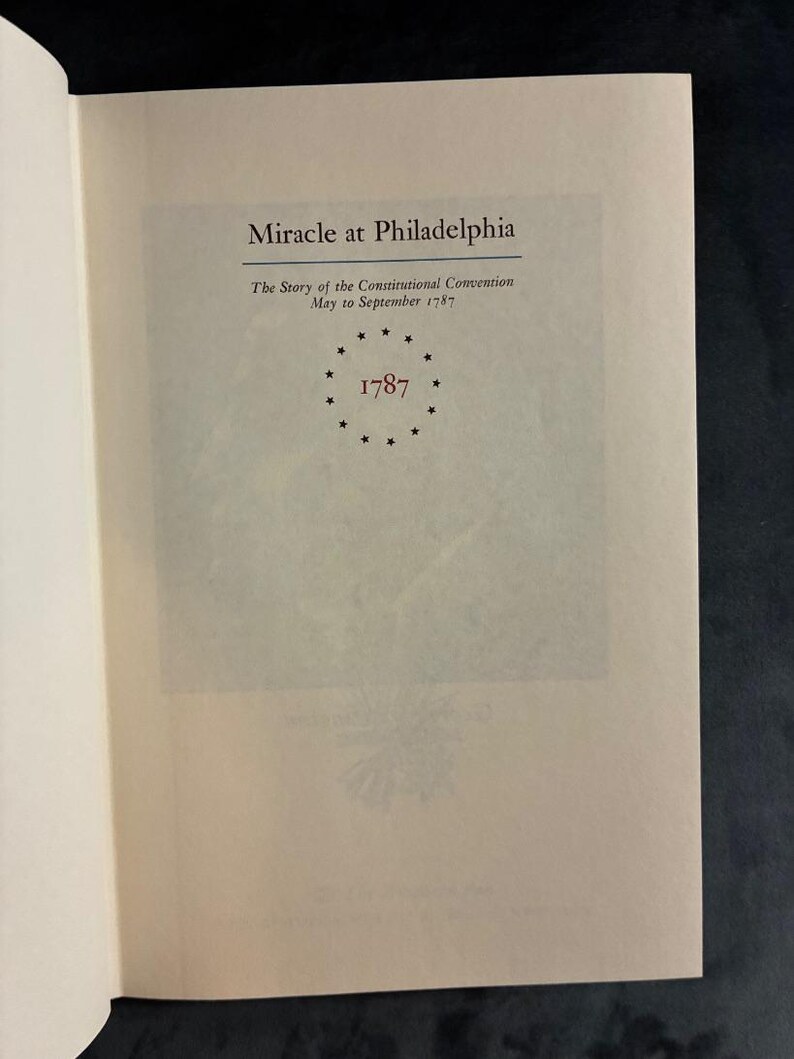 Milagro en Filadelfia, de Catherine Drinker Bowen. Edición de 1986 con estuche. imagen 4