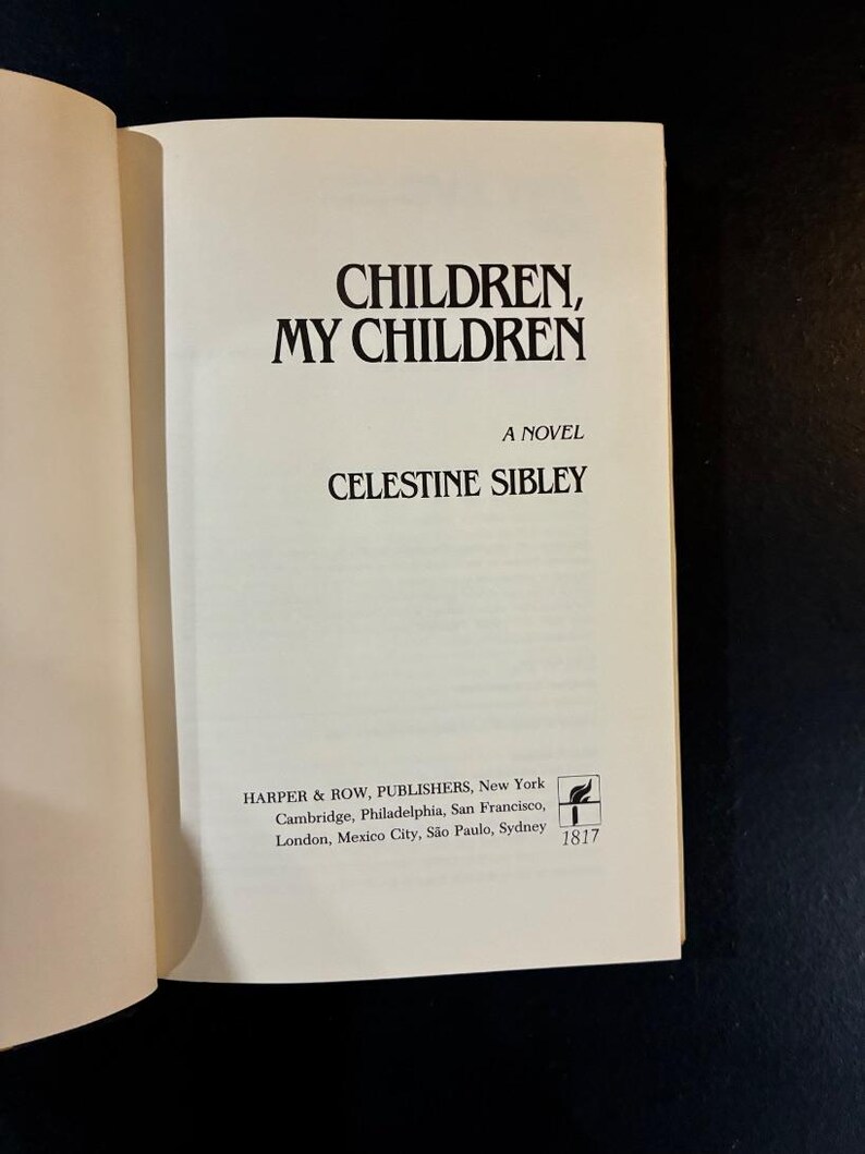 Children, My Children by Celestine Sibley 1981 First Edition First Printing Near Fine/Near Fine Hardcover image 3