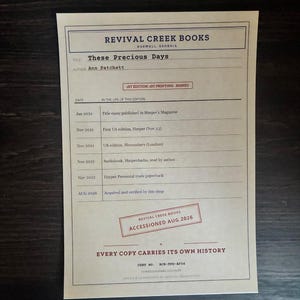 These Precious Days by Ann Patchett Signed 2021 First Edition First Printing Fine/Fine image 13