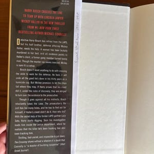 Michael Connelly, De Oversteek, Gesigneerde eerste editie, hardcover (in bijna perfecte staat) afbeelding 4