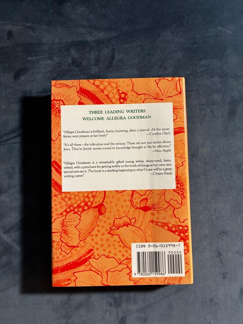Total Immersion by Allegra Goodman: First Edition Hardcover (1989) image 3