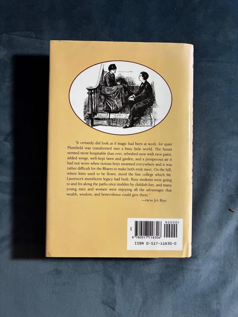 Los hijos de Jo y cómo resultaron ser de Louisa May Alcott, edición de Gramercy Books de 1994, primera impresión, casi perfecto/casi perfecto. imagen 2