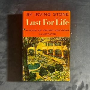 Lust For Life by Irving Stone 1934 Doubleday Edition Near Fine/Very Good image 1