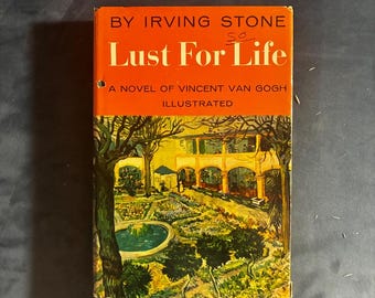 Lust For Life by Irving Stone 1934 Doubleday Edition Near Fine/Very Good