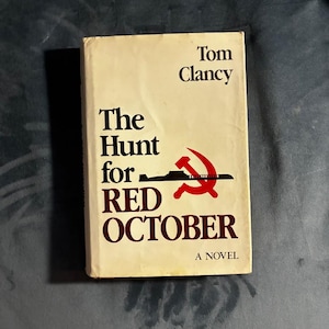 The Hunt for Red October by Tom Clancy 1984 First Edition 5th Printing Near Fine/Very Good Hardcover image 1