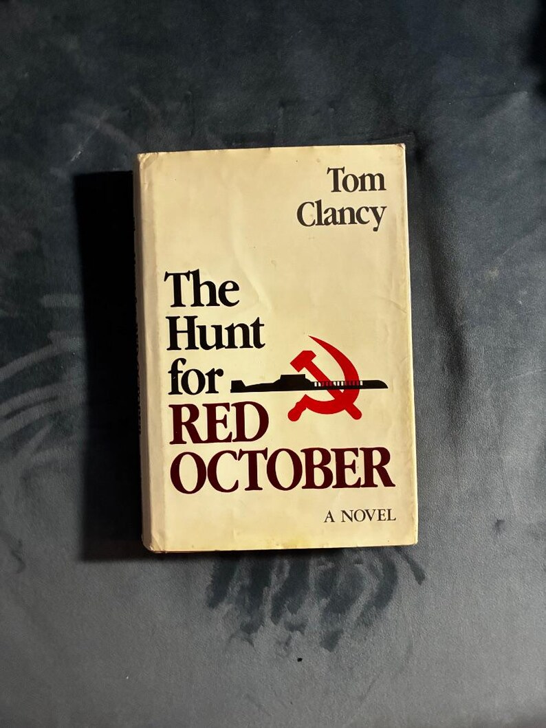 The Hunt for Red October by Tom Clancy 1984 First Edition 5th Printing Near Fine/Very Good Hardcover image 1